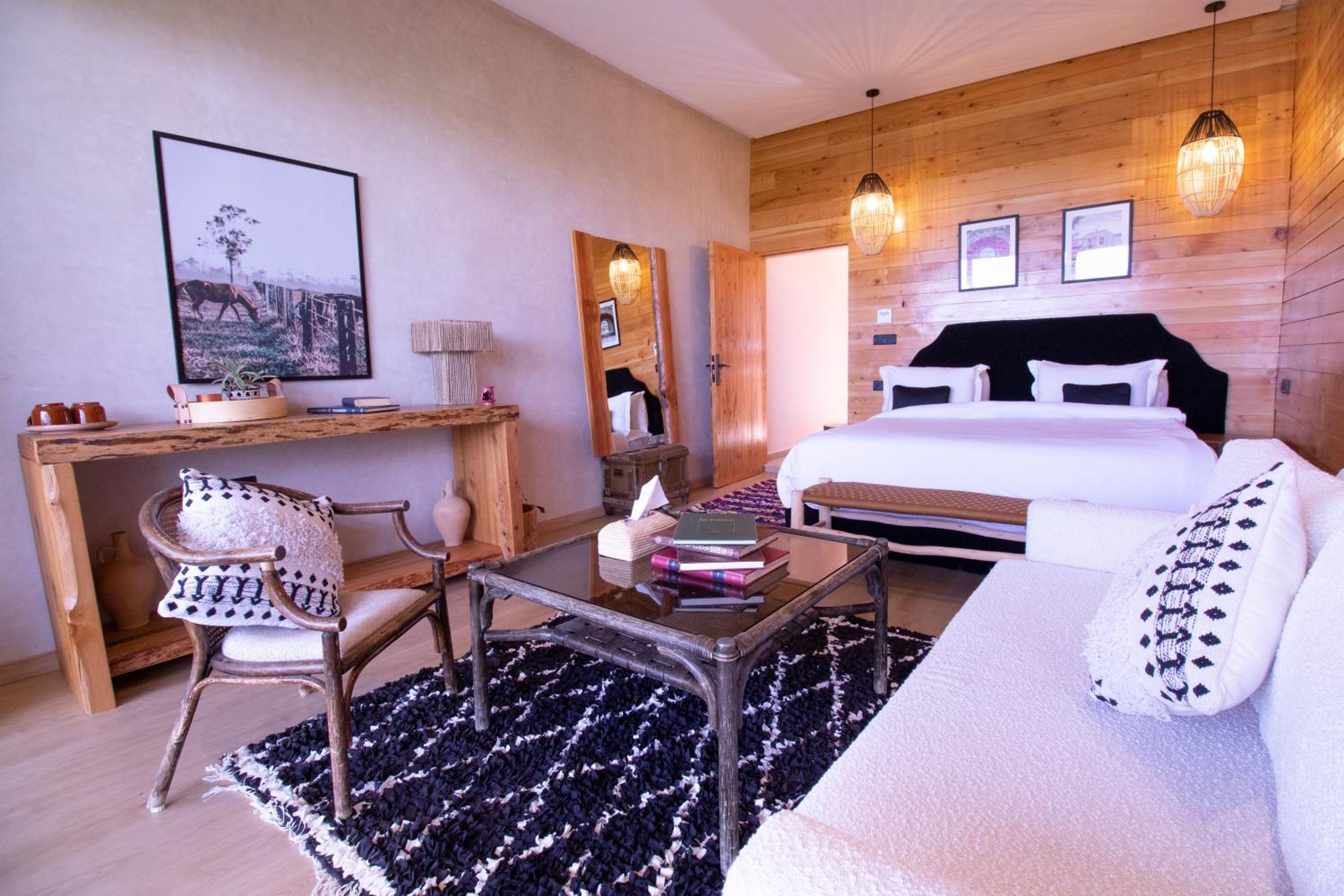 Bio Et Bois -Luxury Bio Farm- Villa Moulay Yacoub Ngoại thất bức ảnh